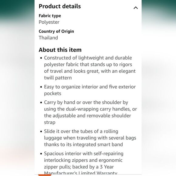 Delsey Sky Max 2.0 Carry-On Duffel w/Smart Band - Picture 10 of 12